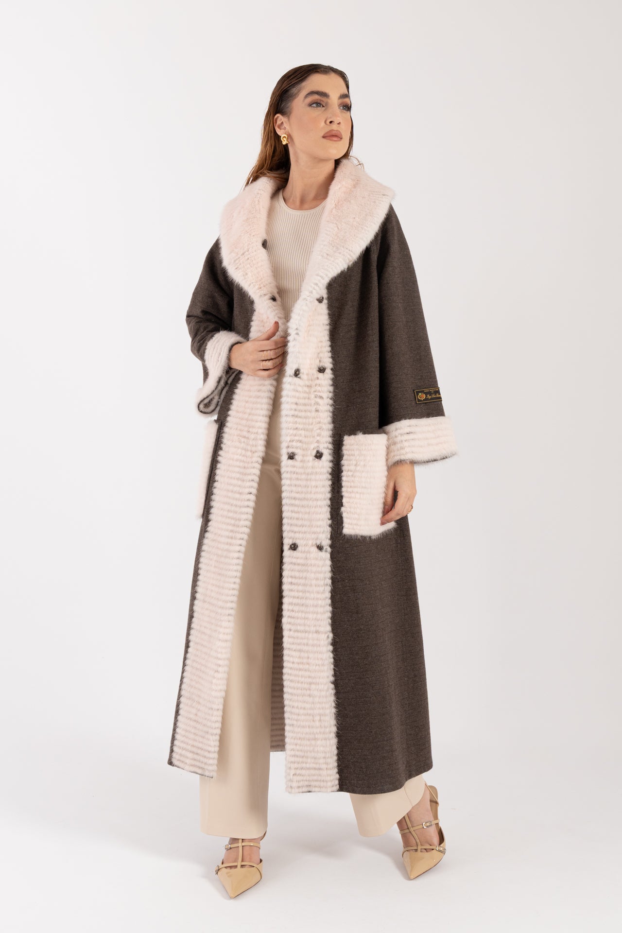 Cappotto in visone reversibile