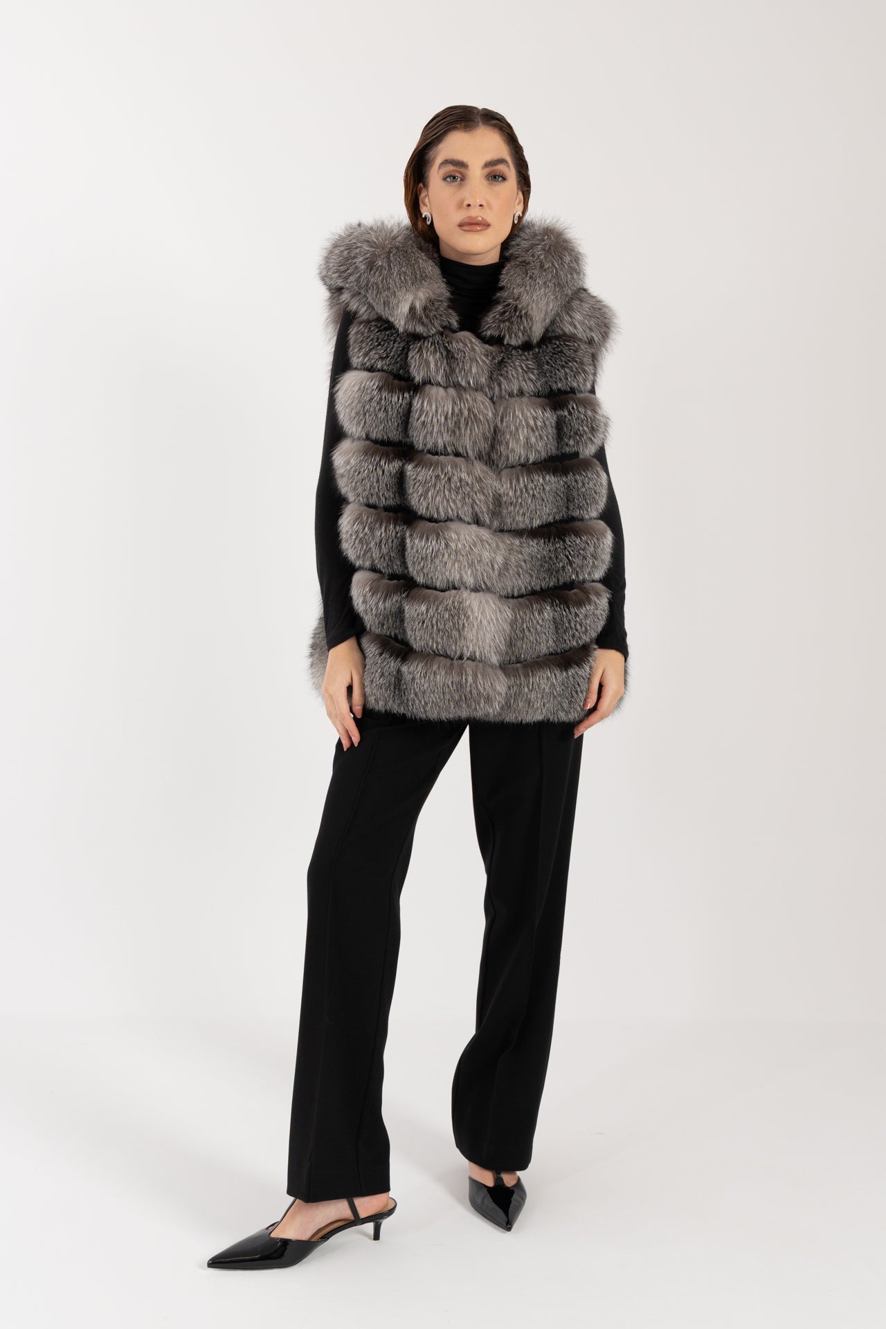 Gilet in volpe