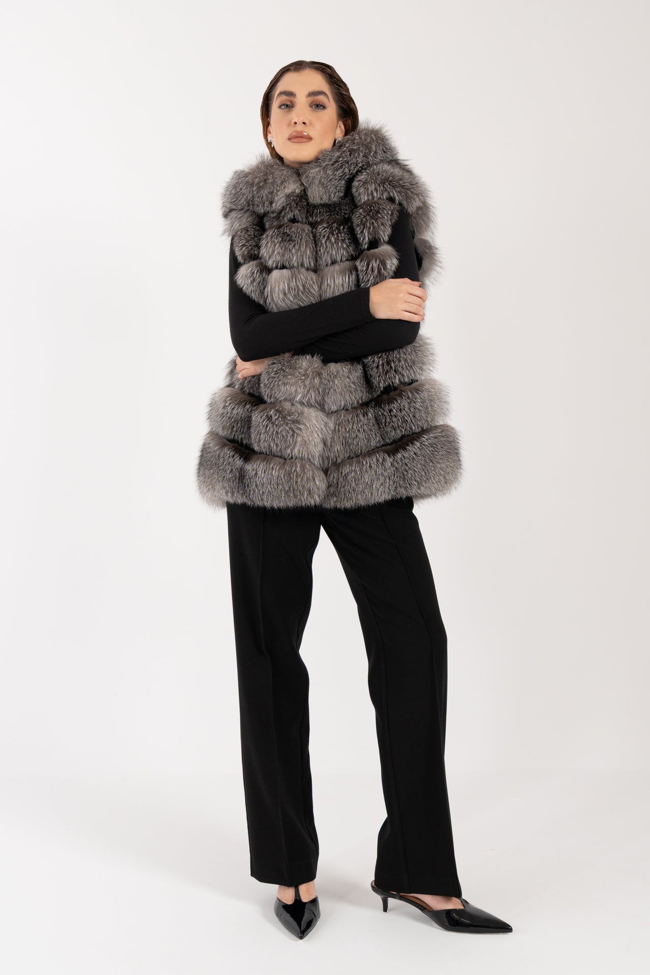 Gilet in volpe