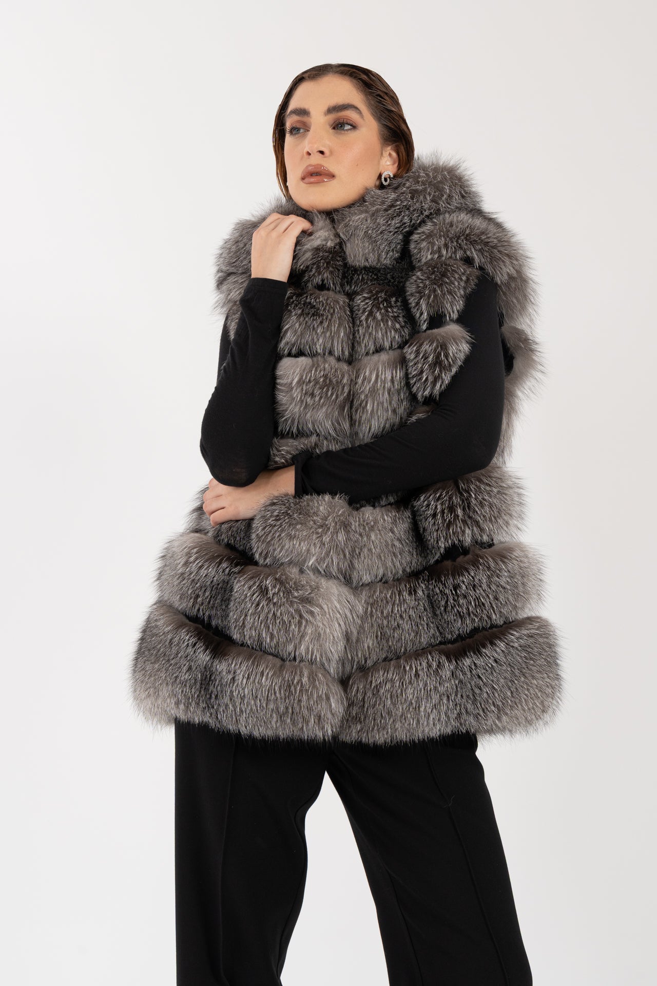 Gilet in volpe