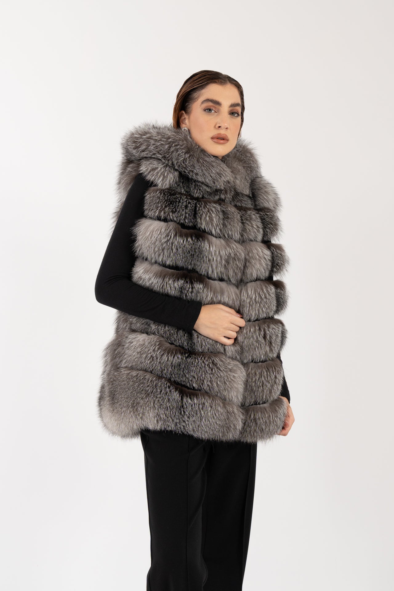 Gilet in volpe