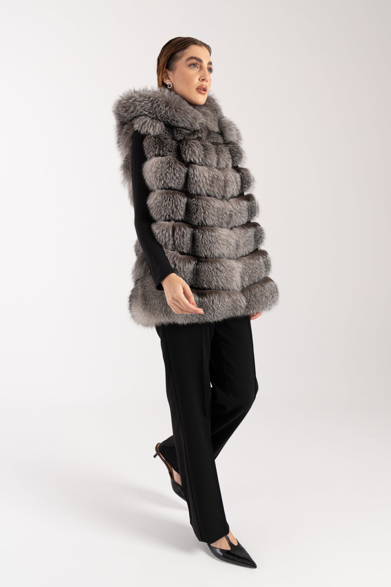 Gilet in volpe