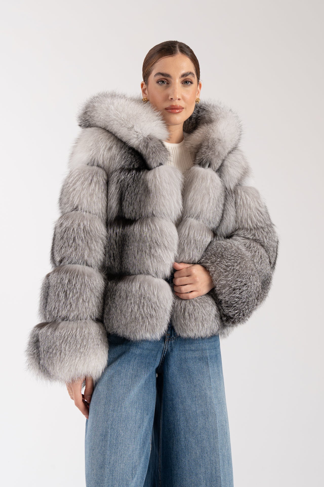 Куртка из лисьего меха