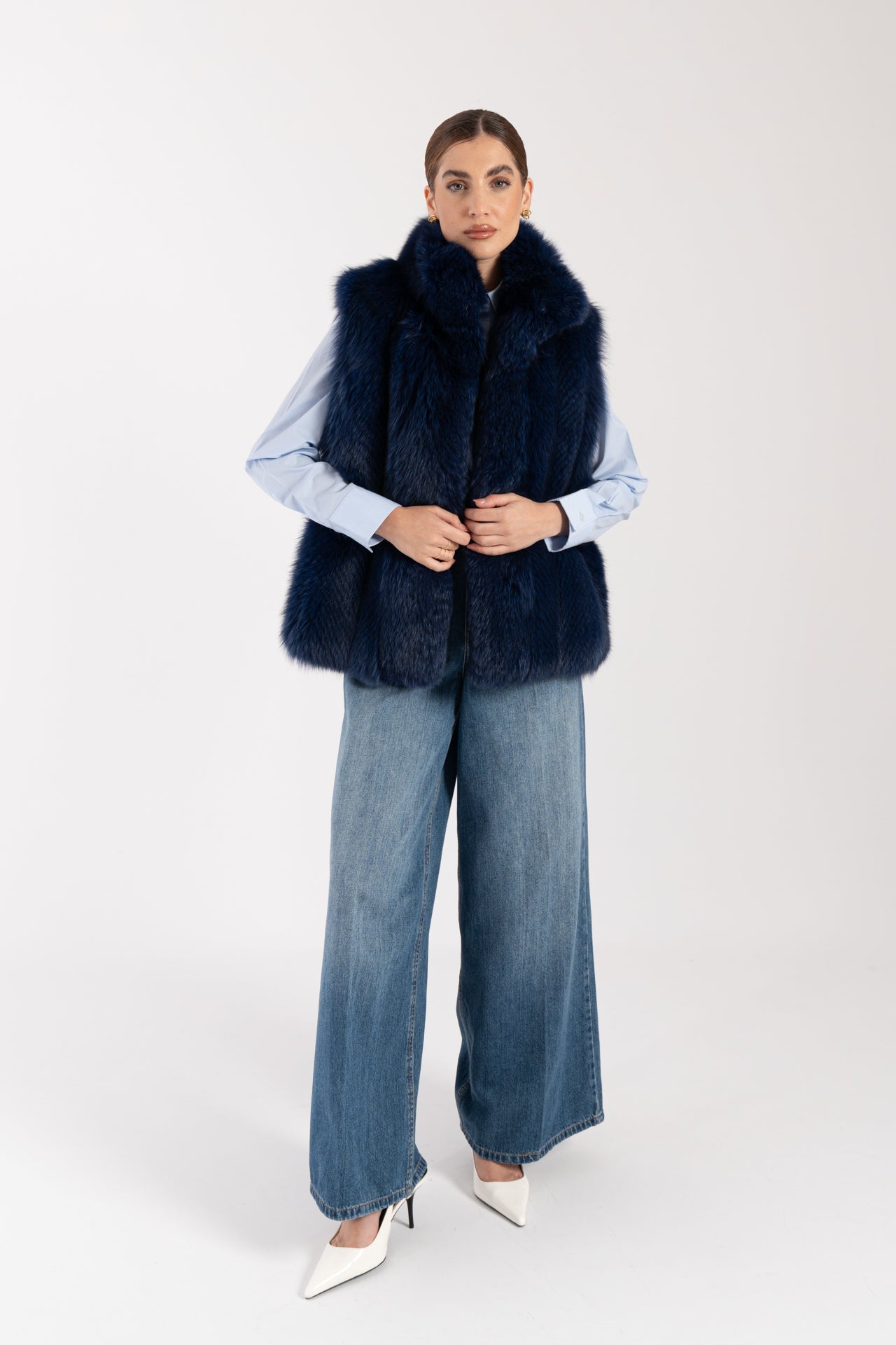 Gilet in volpe