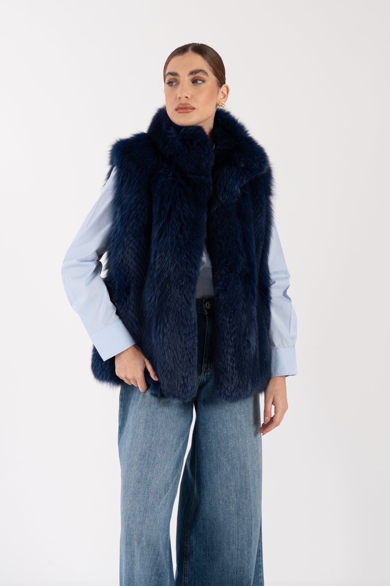 Gilet in volpe