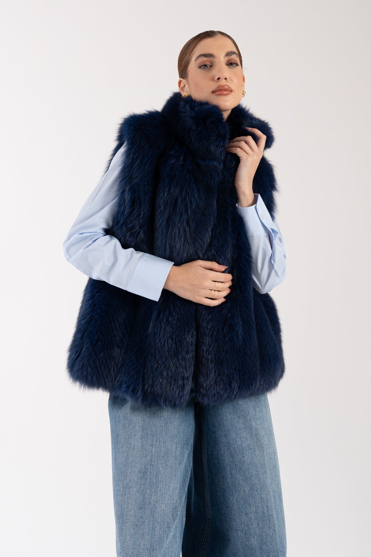 Gilet in volpe