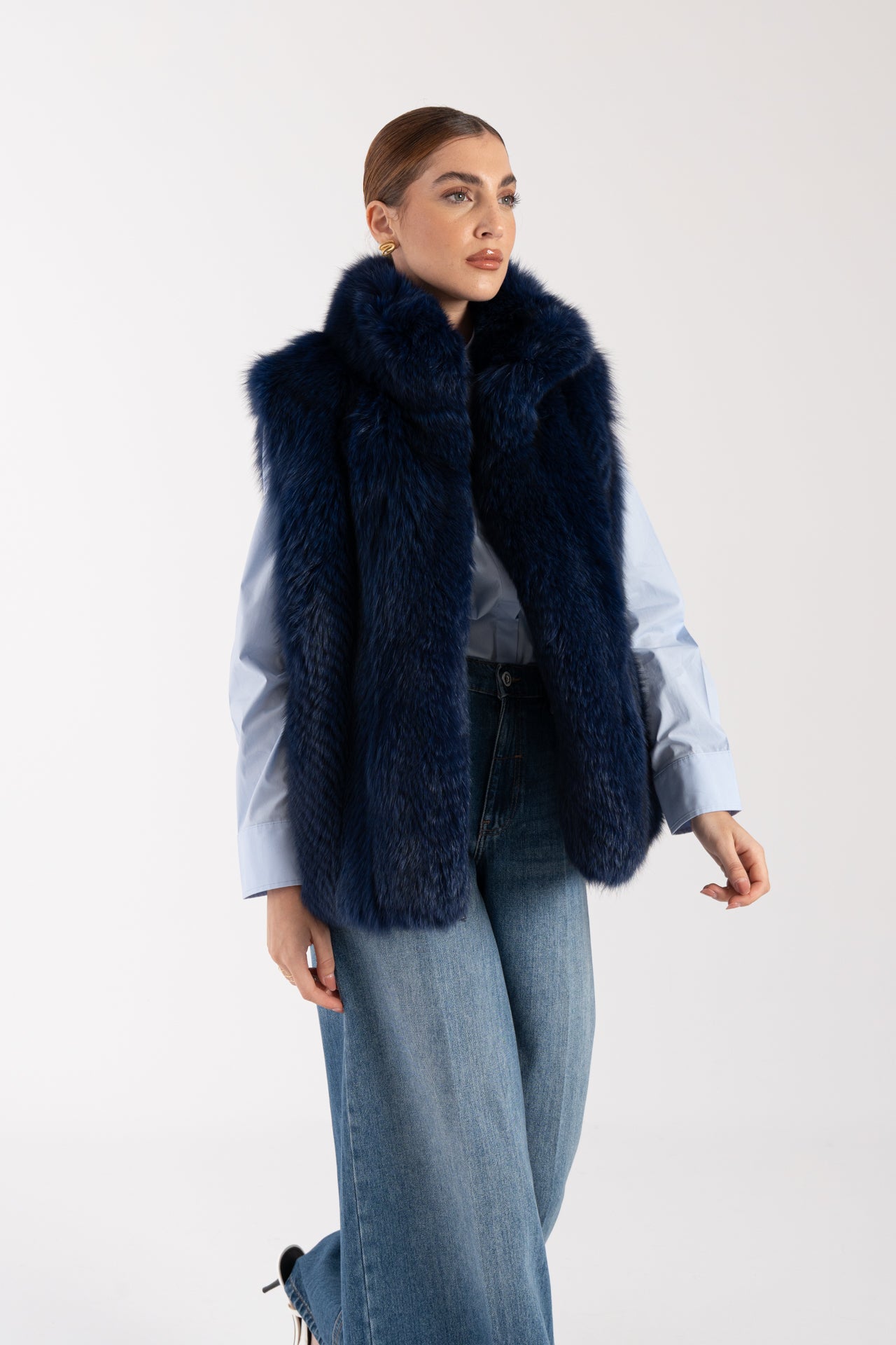 Gilet in volpe