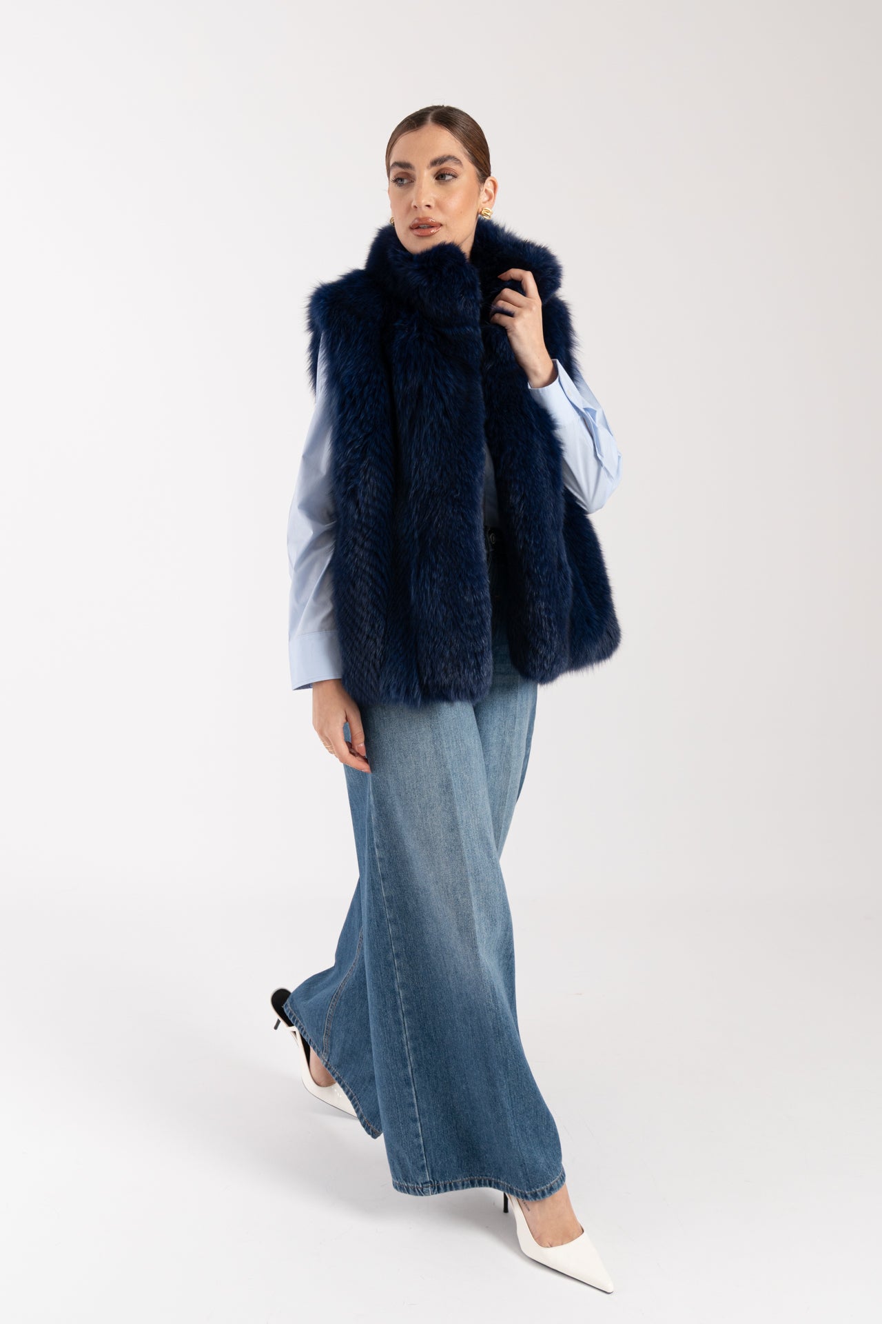 Gilet in volpe