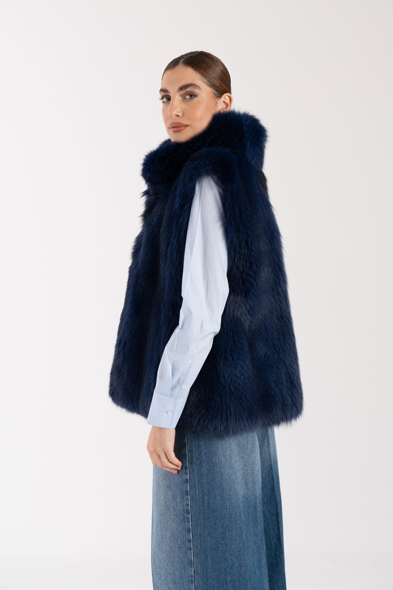 Gilet in volpe