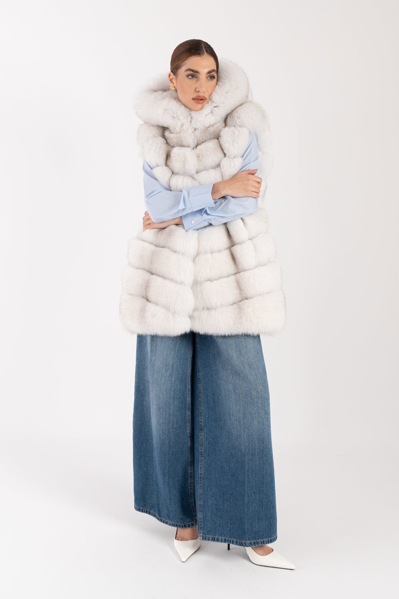 Gilet in volpe