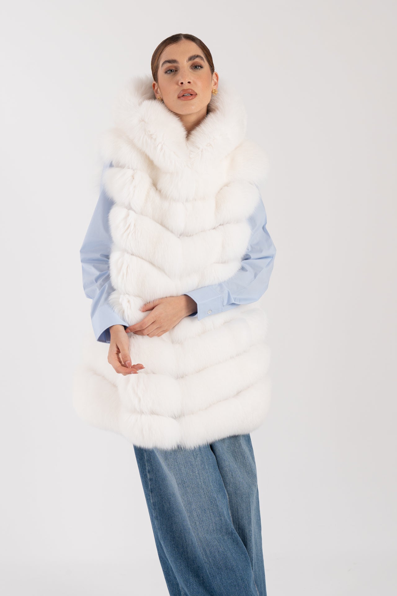 Gilet in volpe