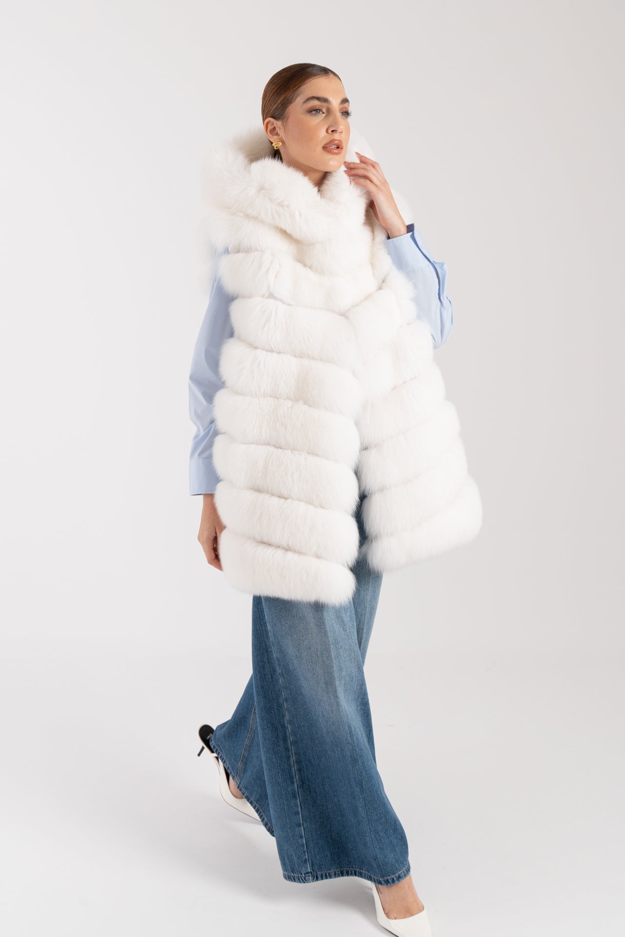 Gilet in volpe