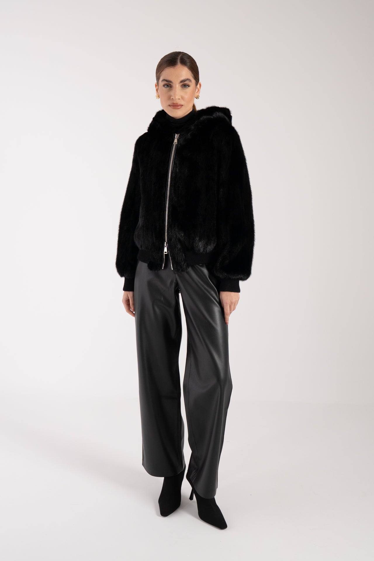 Bomber in visone