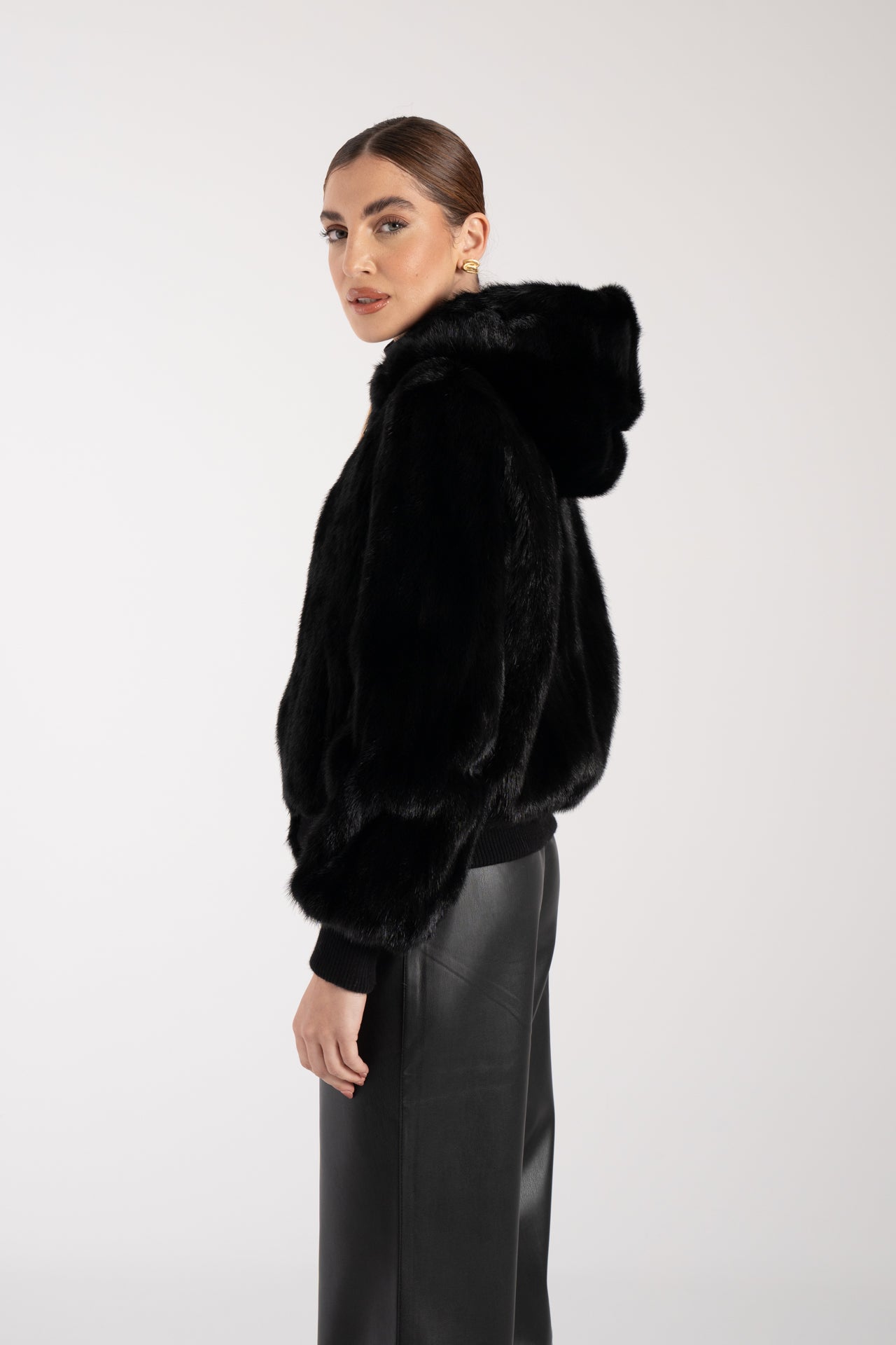 Bomber in visone