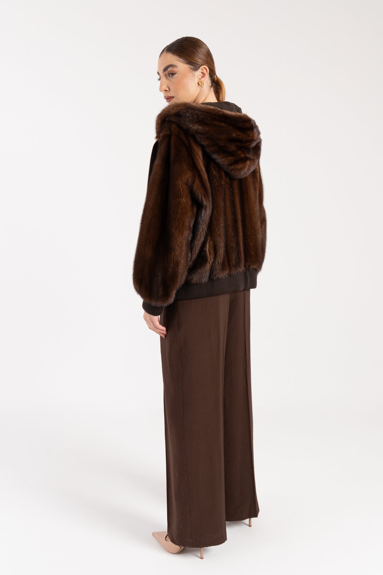 Bomber in visone