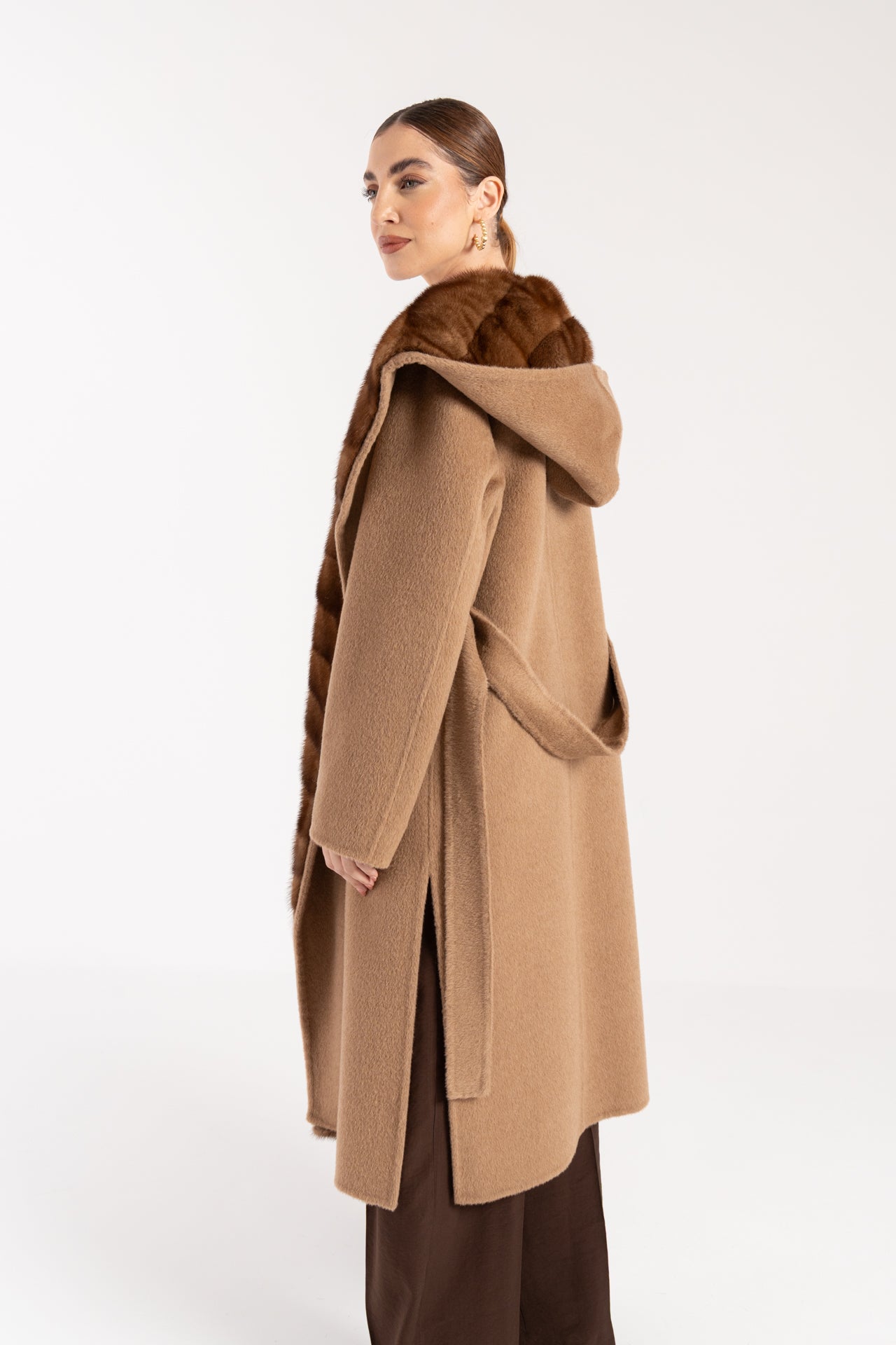 Cappotto con visone