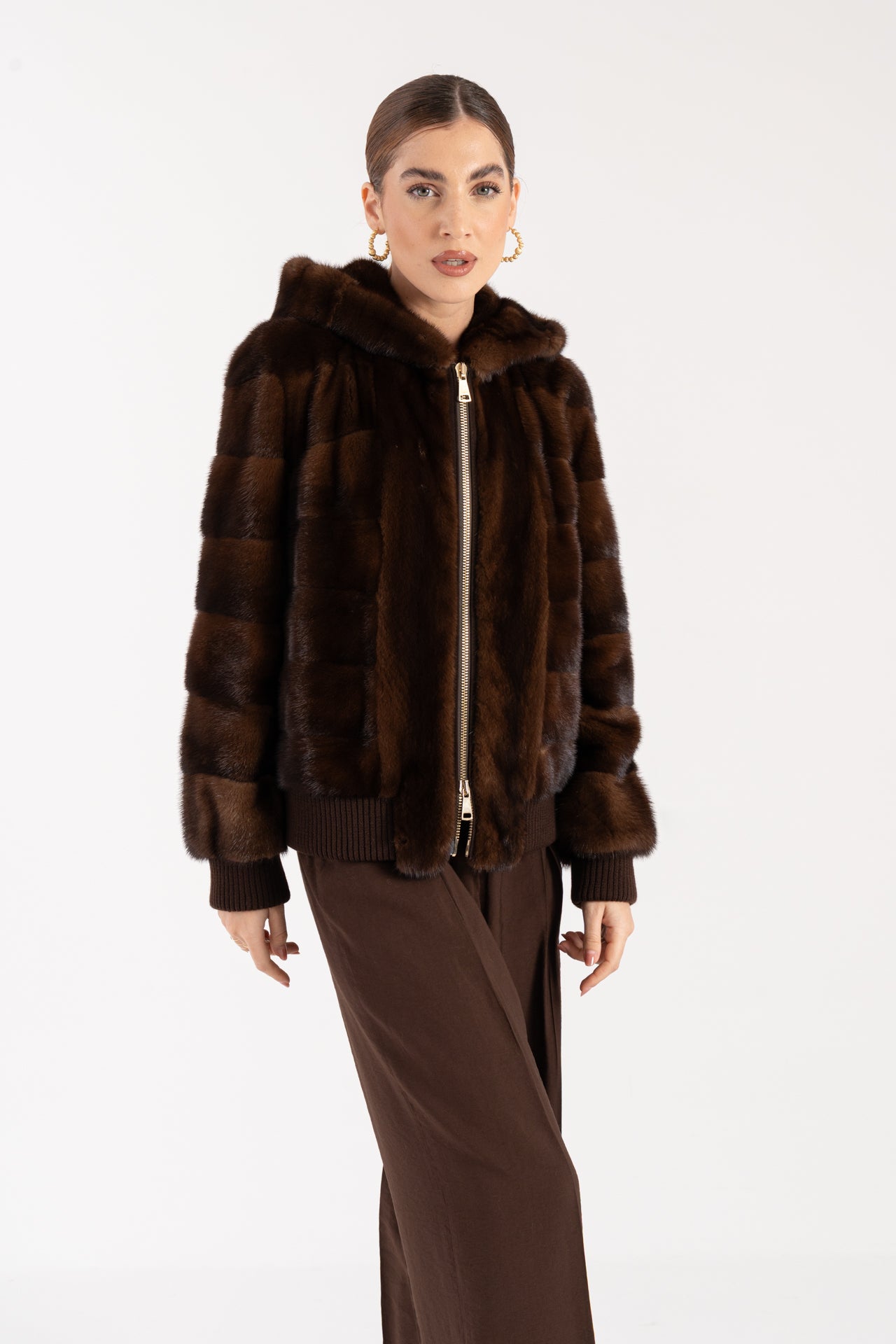 Bomber in visone