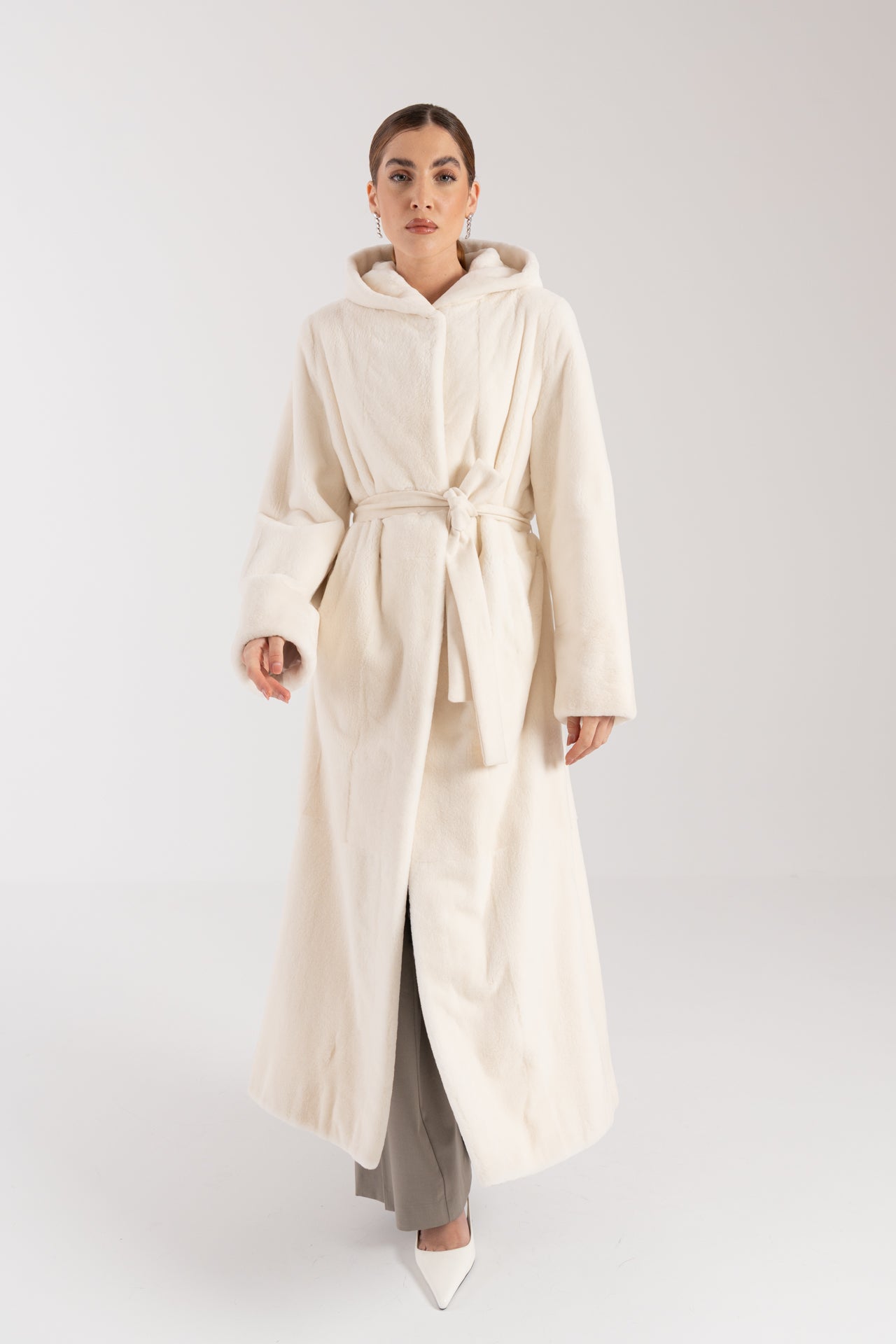 Cappotto in visone epilato