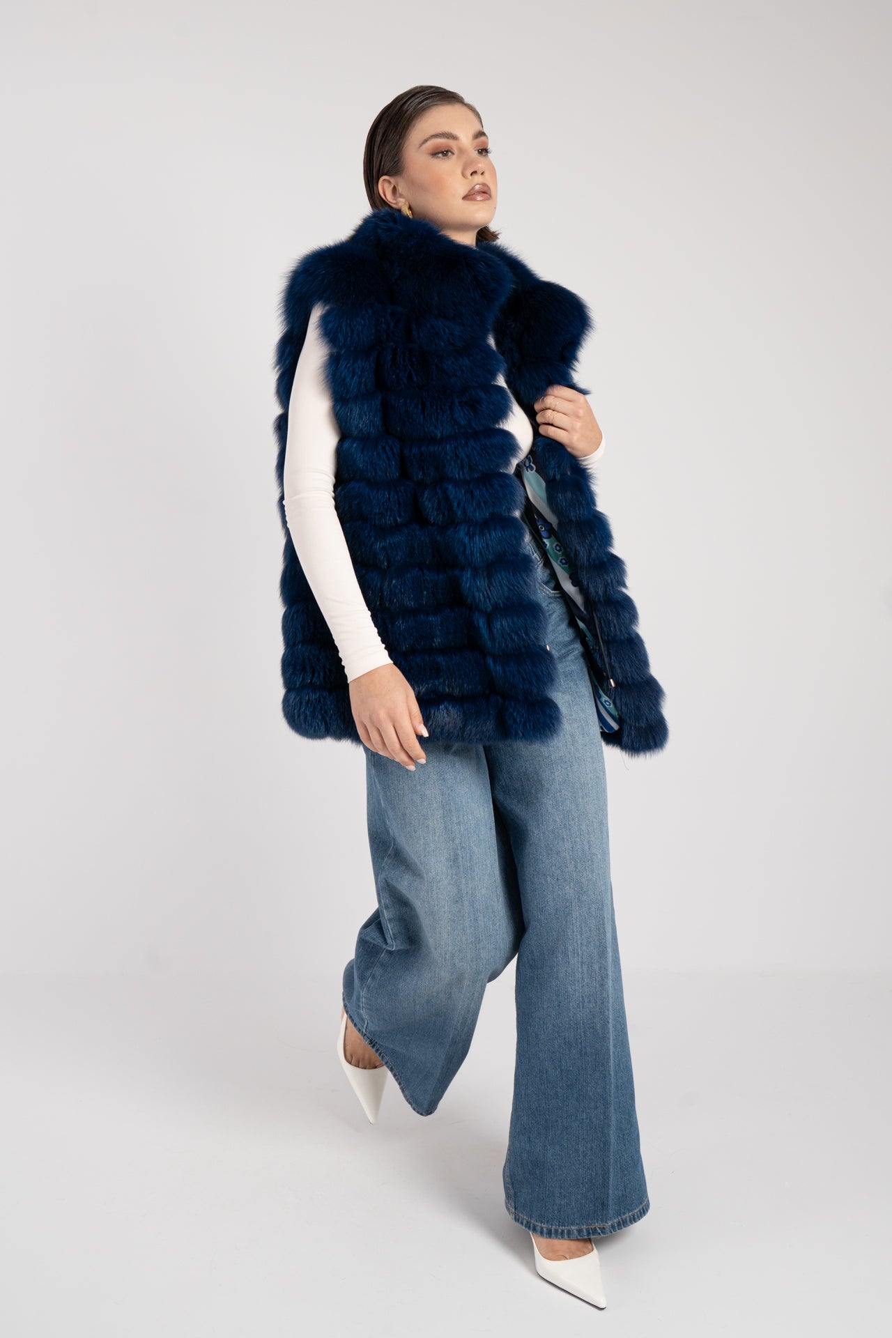 Gilet in Volpe