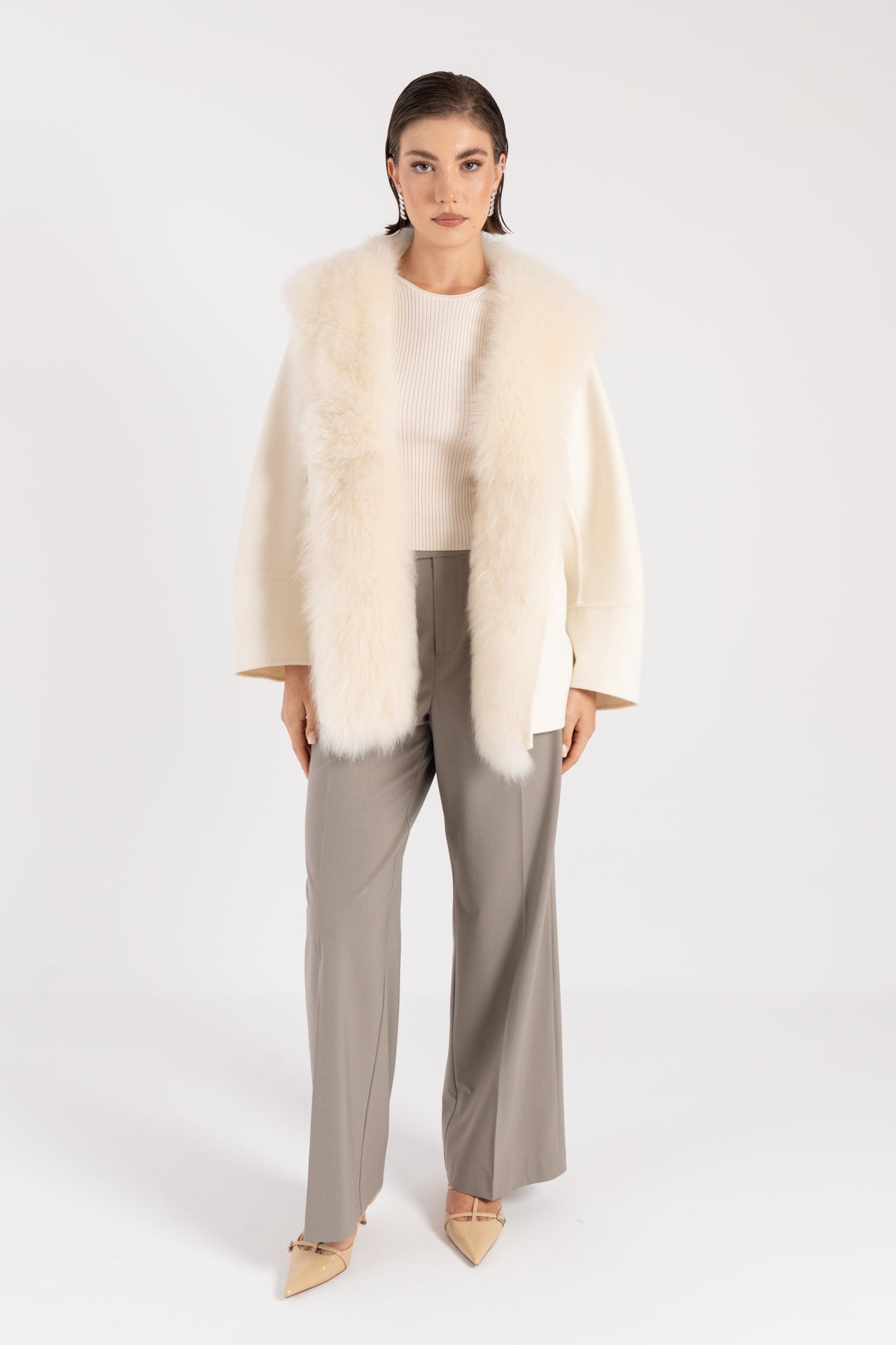 Giacca con capra cashmere