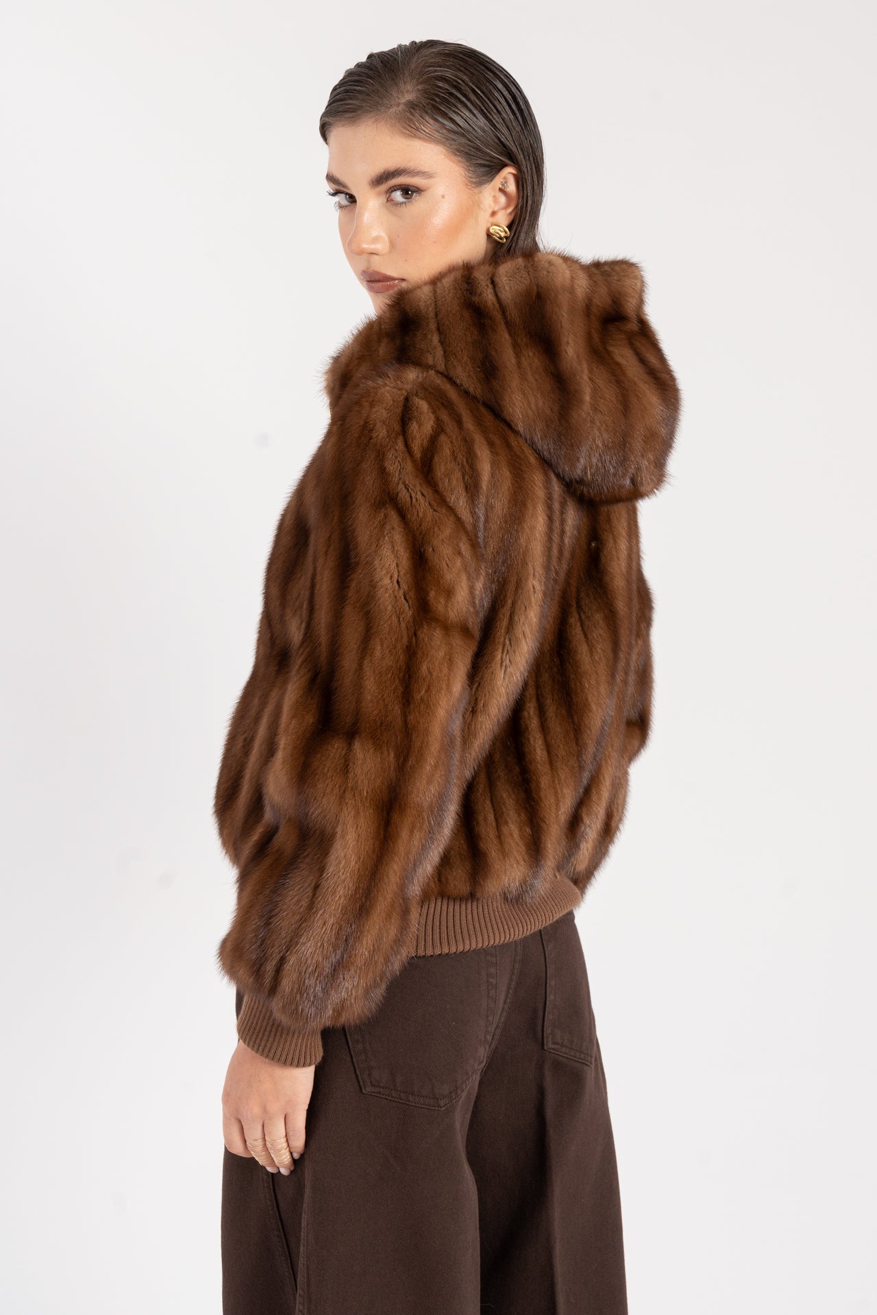 Bomber in visone