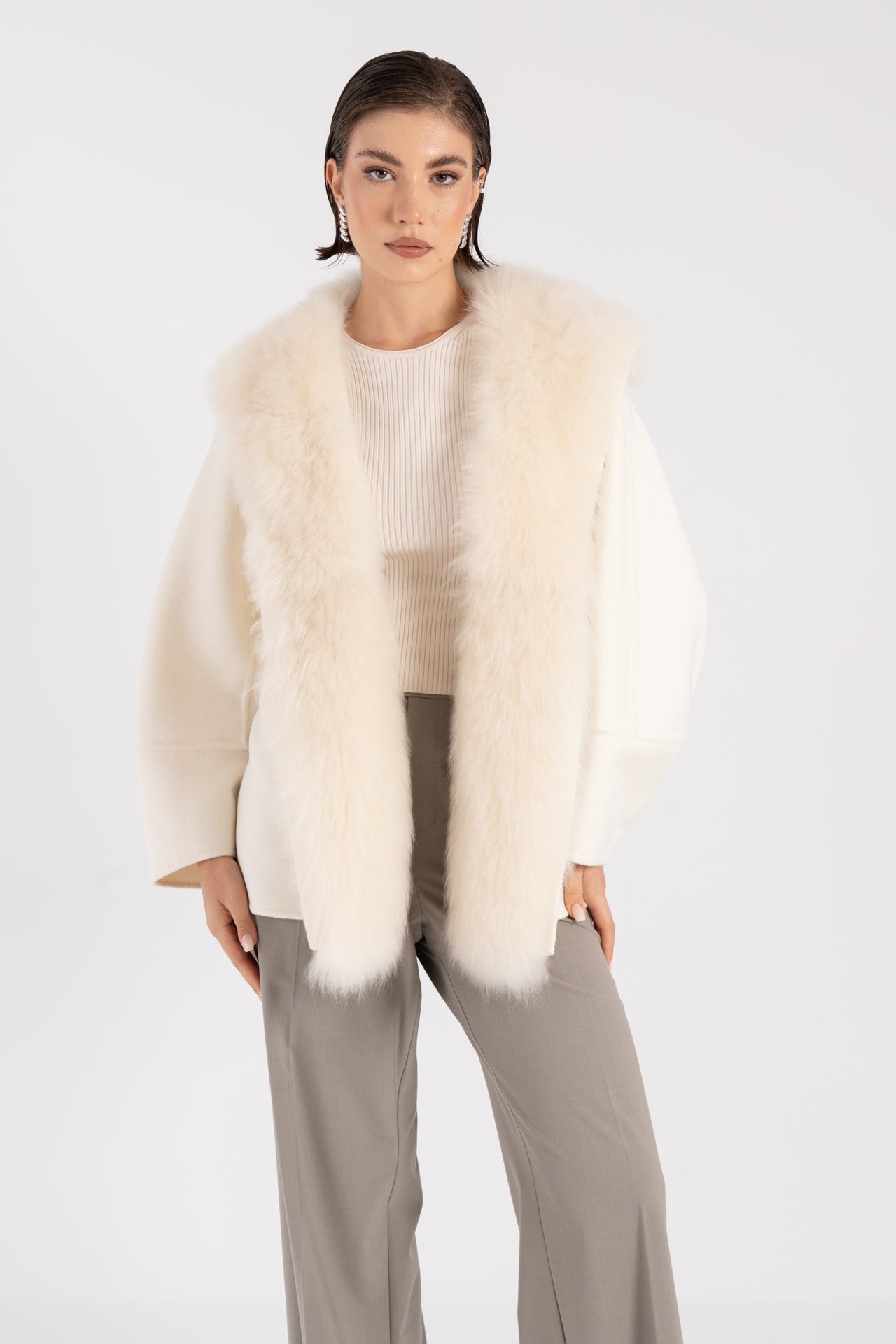 Giacca con capra cashmere