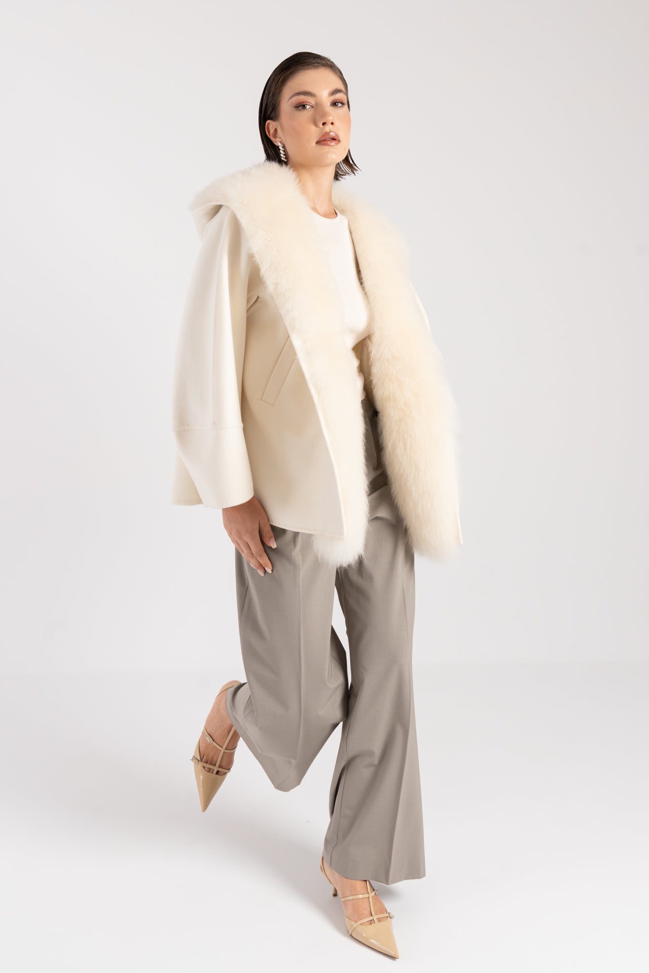 Giacca con capra cashmere