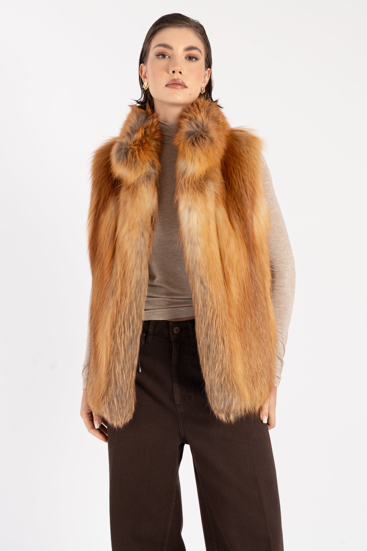 Gilet in volpe