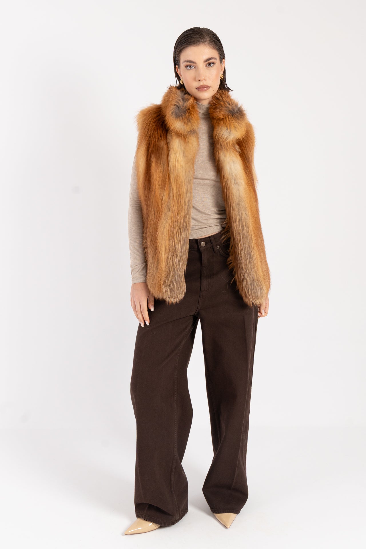 Gilet in volpe