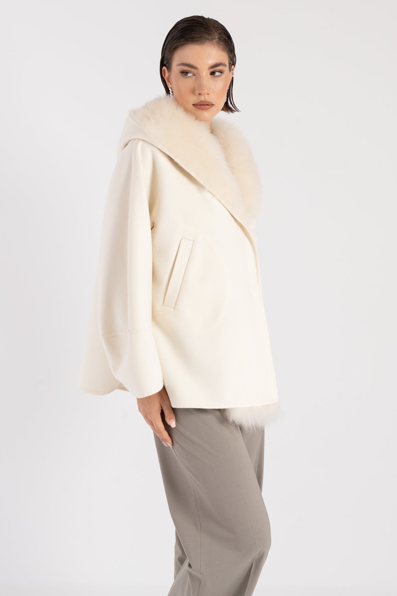 Giacca con capra cashmere