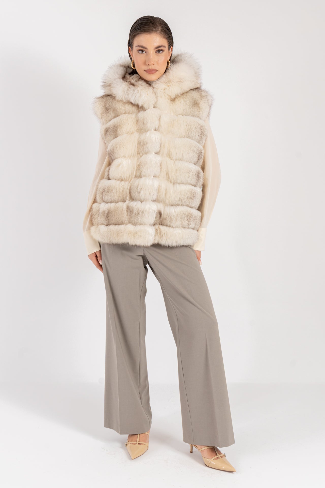 Gilet in volpe