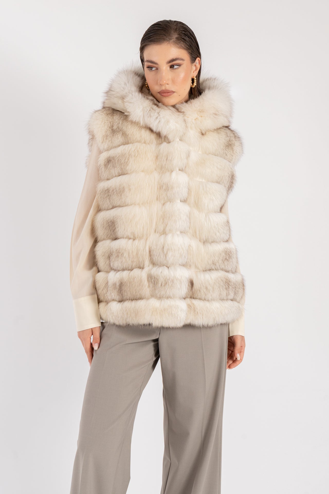Gilet in volpe