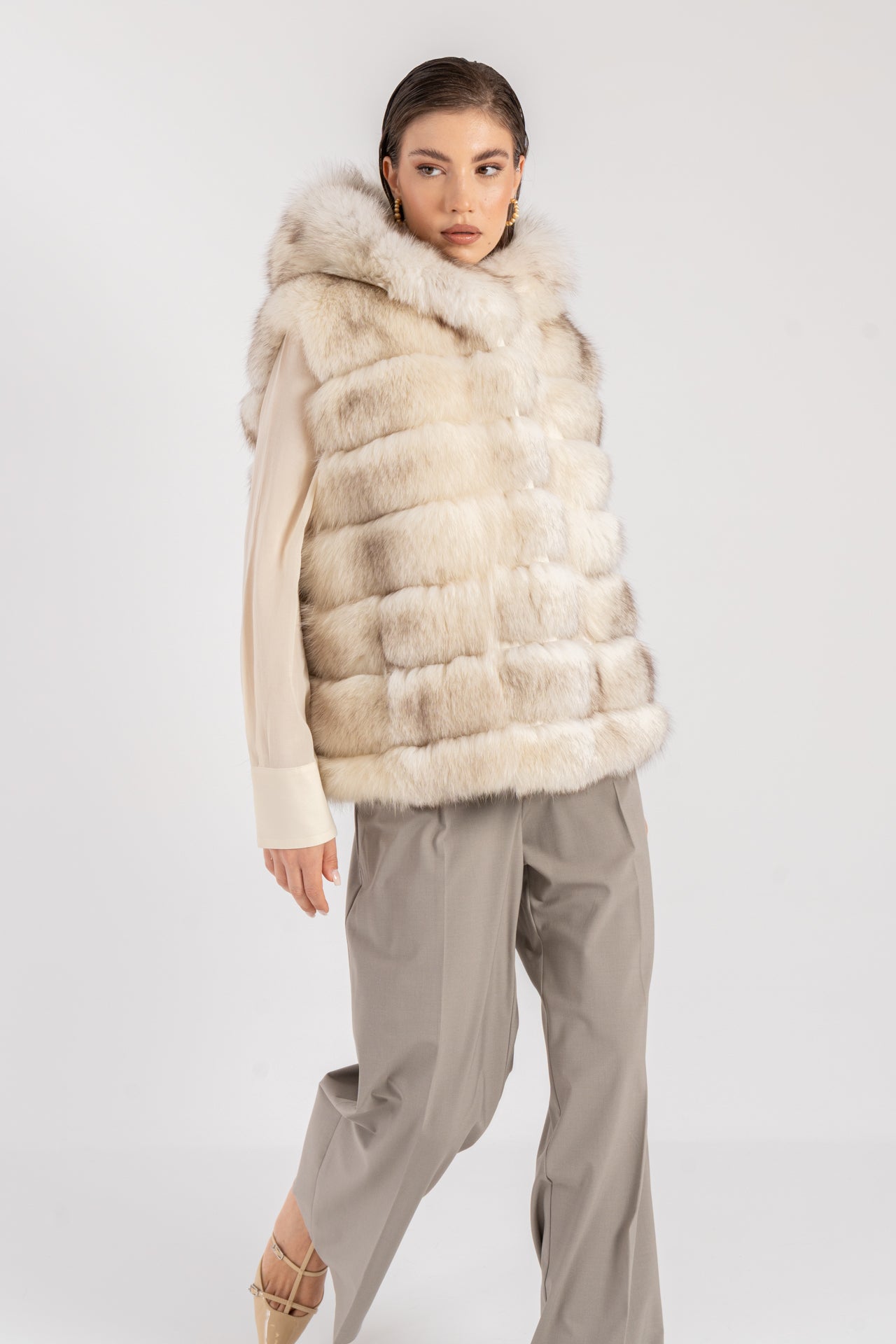 Gilet in volpe