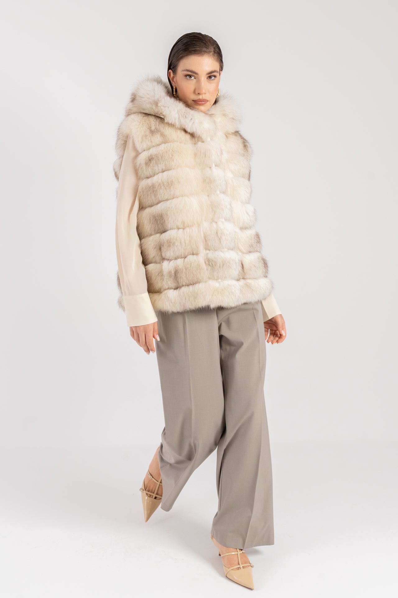 Gilet in volpe