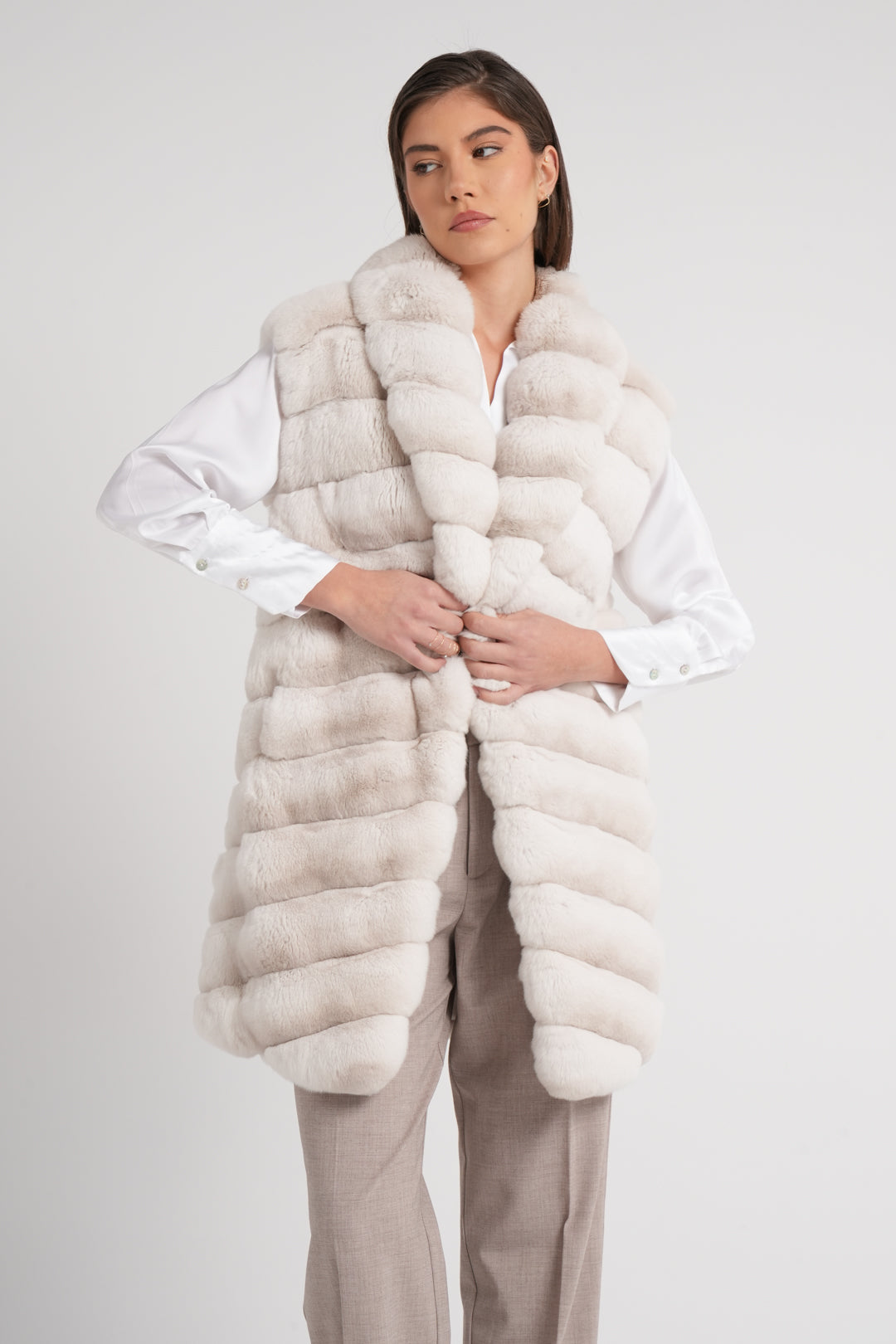 Gilet in cincilla