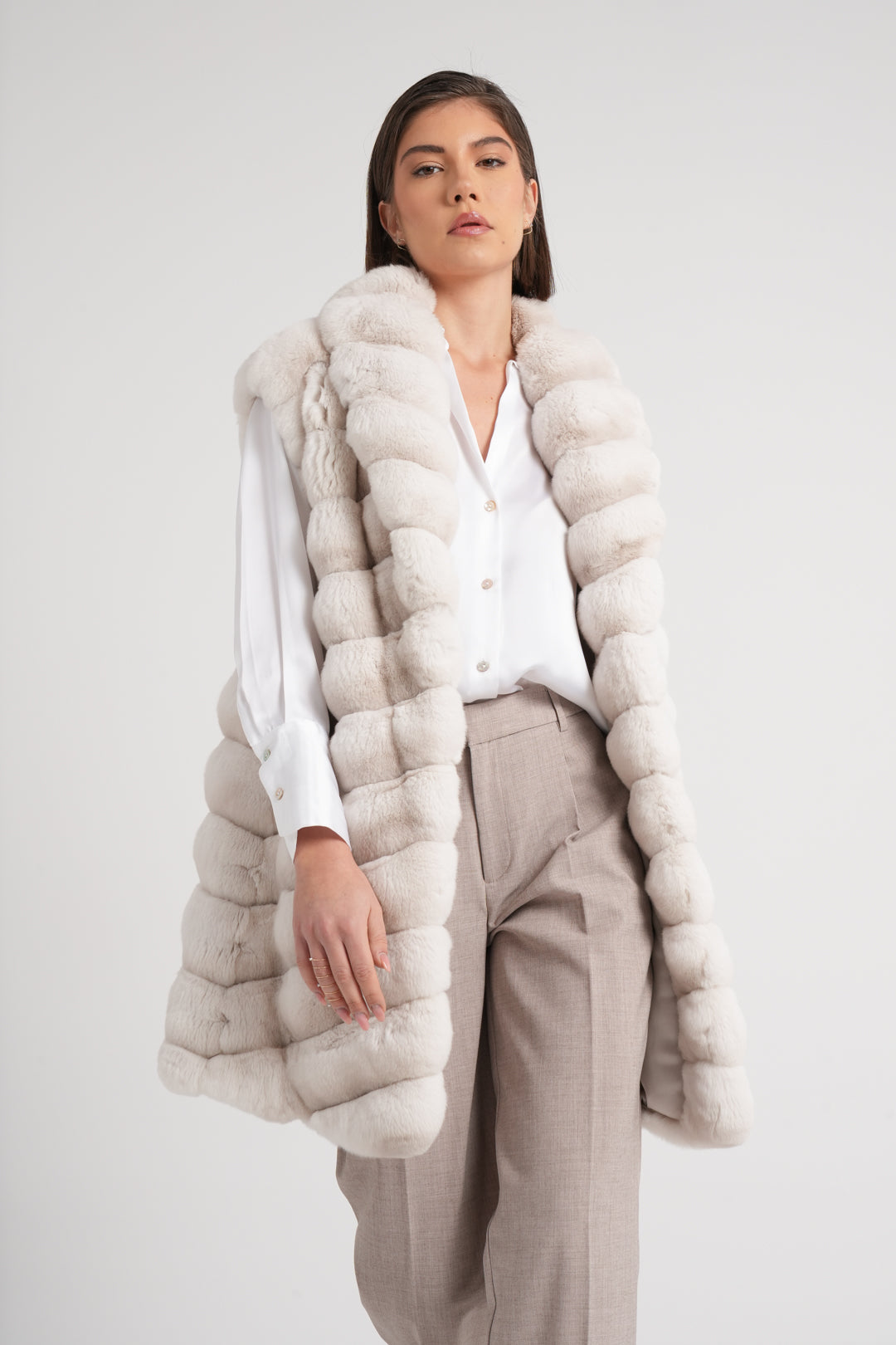 Gilet in cincilla