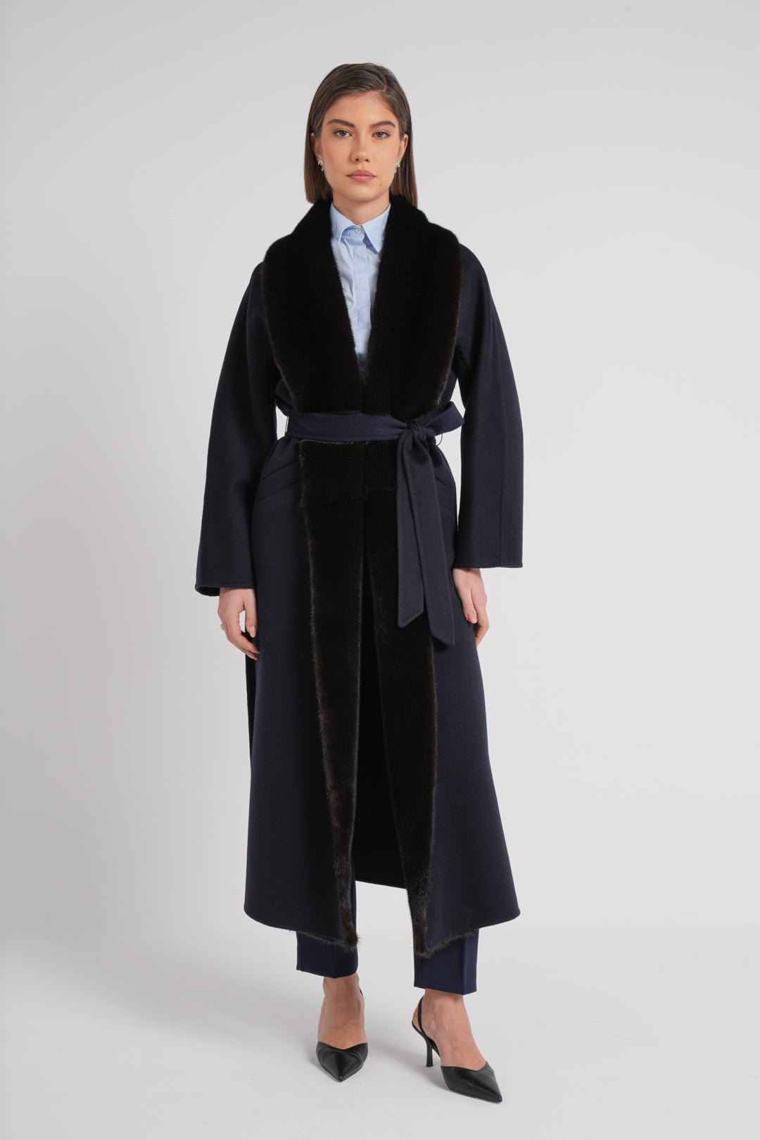 Cappotto con visone