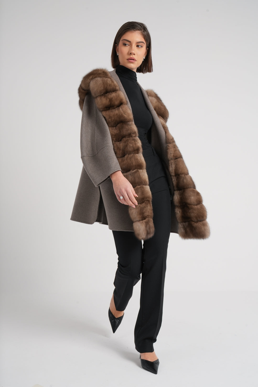 Giacca con zibellino