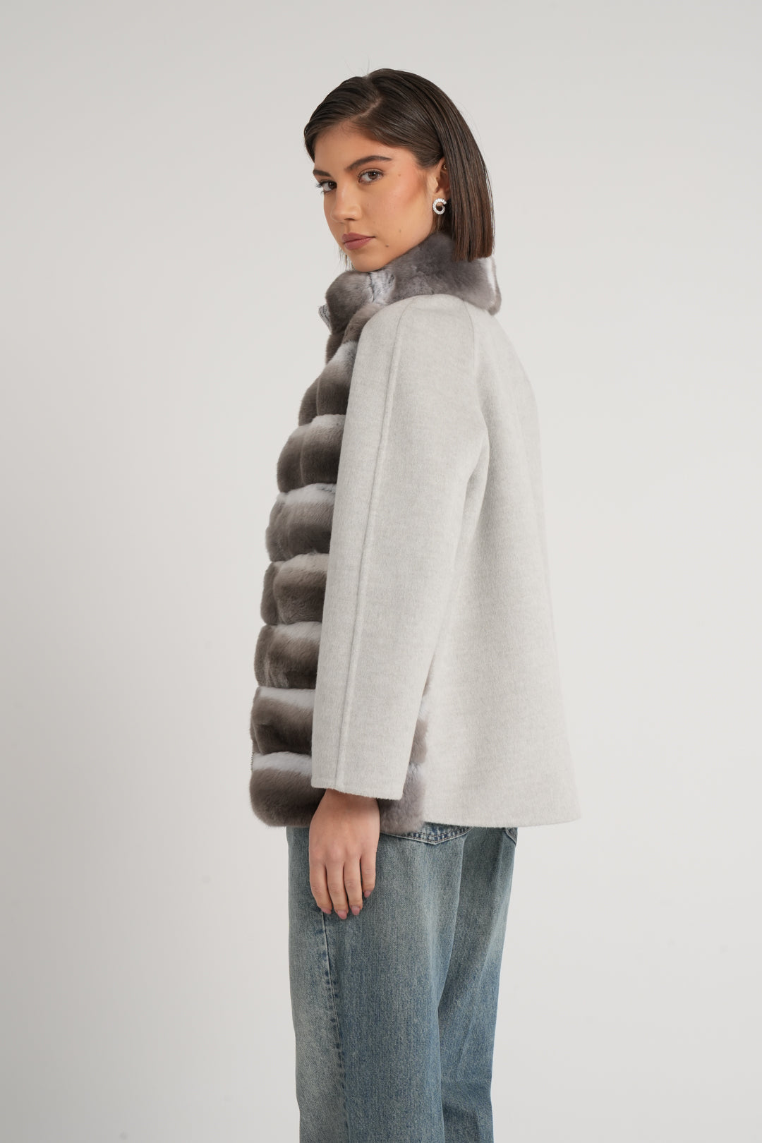 Giaccone con cincilla