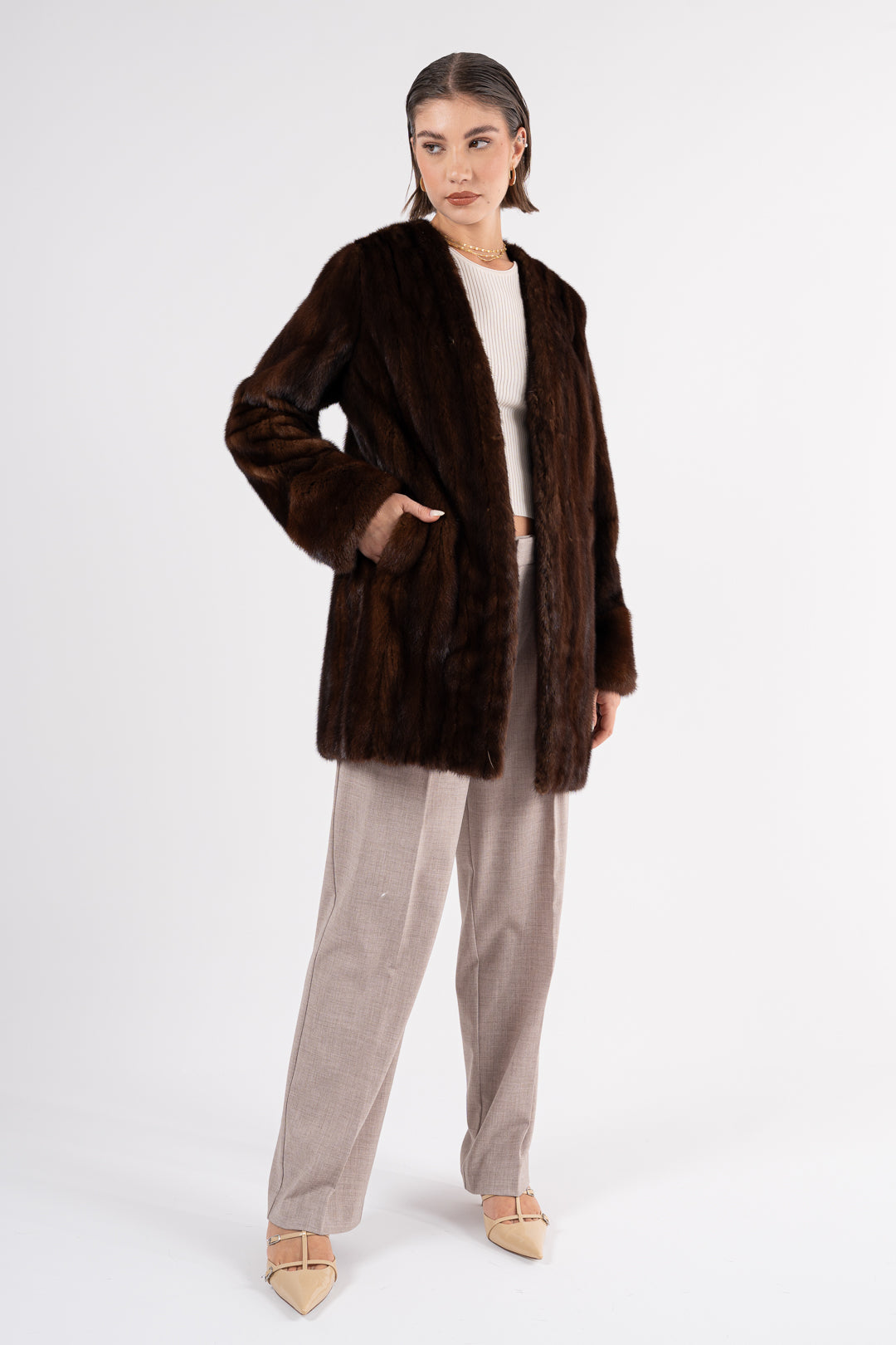Mink coat